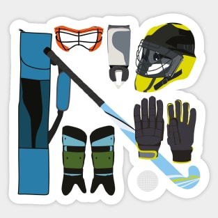 Field Hockey Accessories Stickers Sticker